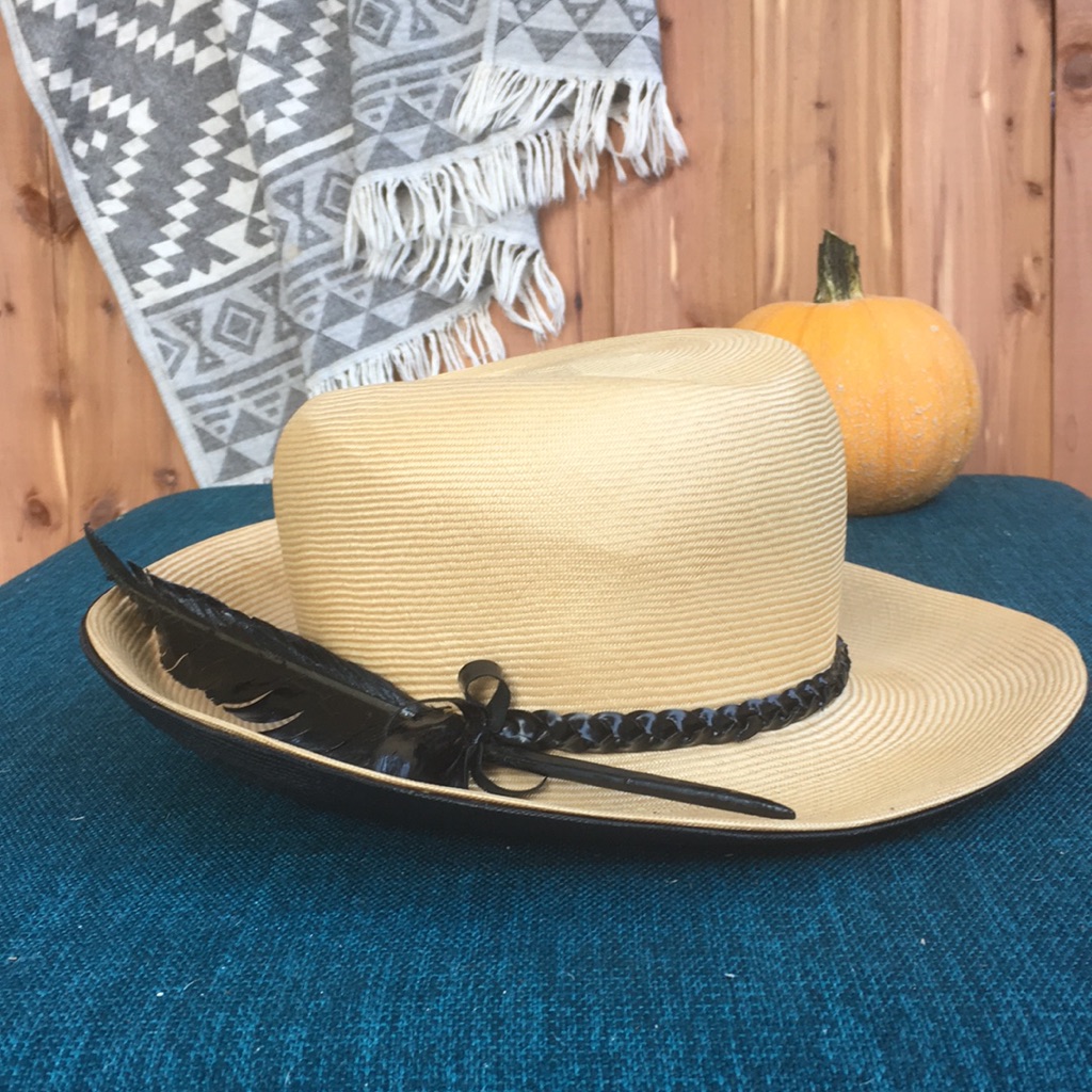 Classic Bonwit Teller Tan Fedora Hat 1960s Bonwit Teller Golden Brown Silk Shantung Hat - Soft  main image 2